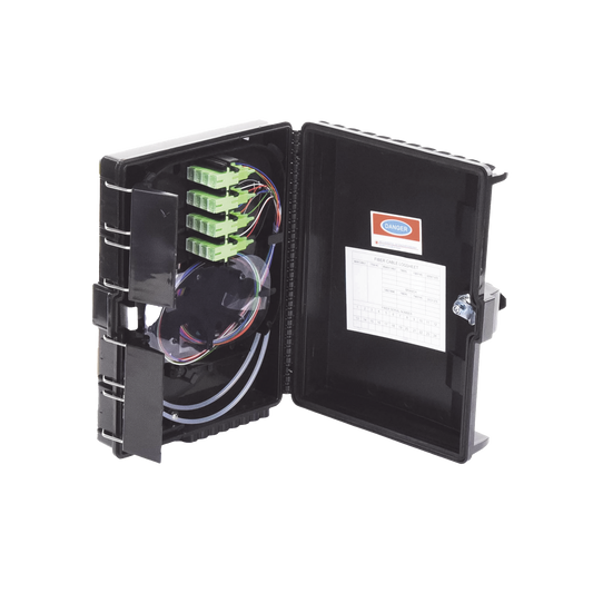 LP-FAT16 - Cierre de Empalme para 24 Fusiones de Fibra �ptica, Interior/Exterior, con 16 Acopladores SC/APC y Splitter 1x16 SC/APC Incluido, IP65