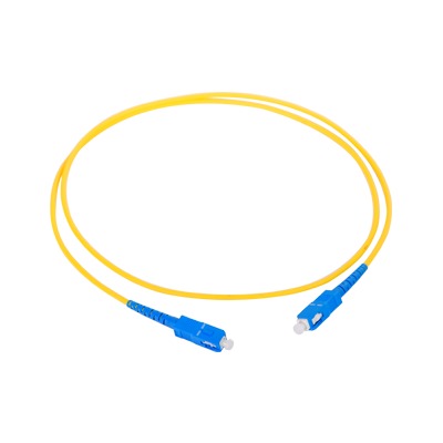 LP-FO-6019B Jumper de Fibra Óptica Monomodo SC/SC Simplex de 1 metro