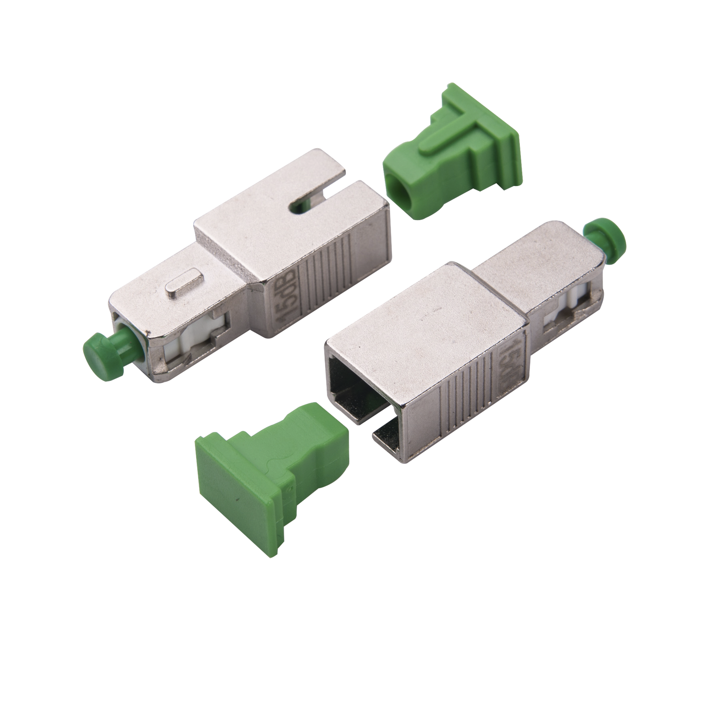 LP-FOAD-6121 - Atenuador �ptico Macho-Hembra con Conector SC/APC de 15dB para Fibra Monomodo