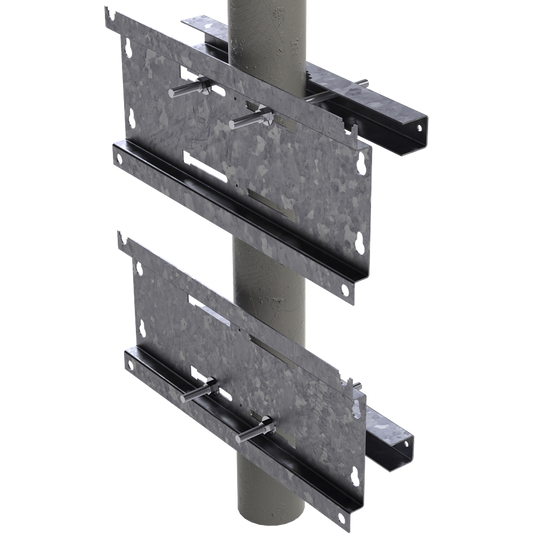 LP-FORTE-16U-BRA-R2 - Herraje para Fijación a Pared, Torre o Poste compatible con LP-FORTE-16UR3 y LP-FORTE-24U-R3