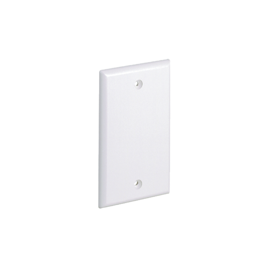 LP-FP-107 - Placa de Pared Ciega Universal, Color Blanco