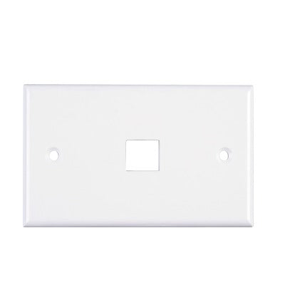 LP-FP-16 - Placa de Pared de 1 Puerto, Keystone, Color Blanco