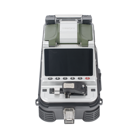 LP-FS-PRO-3000 - Fusionadora de Fibra Óptica Multimodo y Monomodo / 6 Motores / Alineación por Núcleo / OPM + VFL / Cleaver Eléctrico de un Solo Paso / Capacitación Remota Gratuita