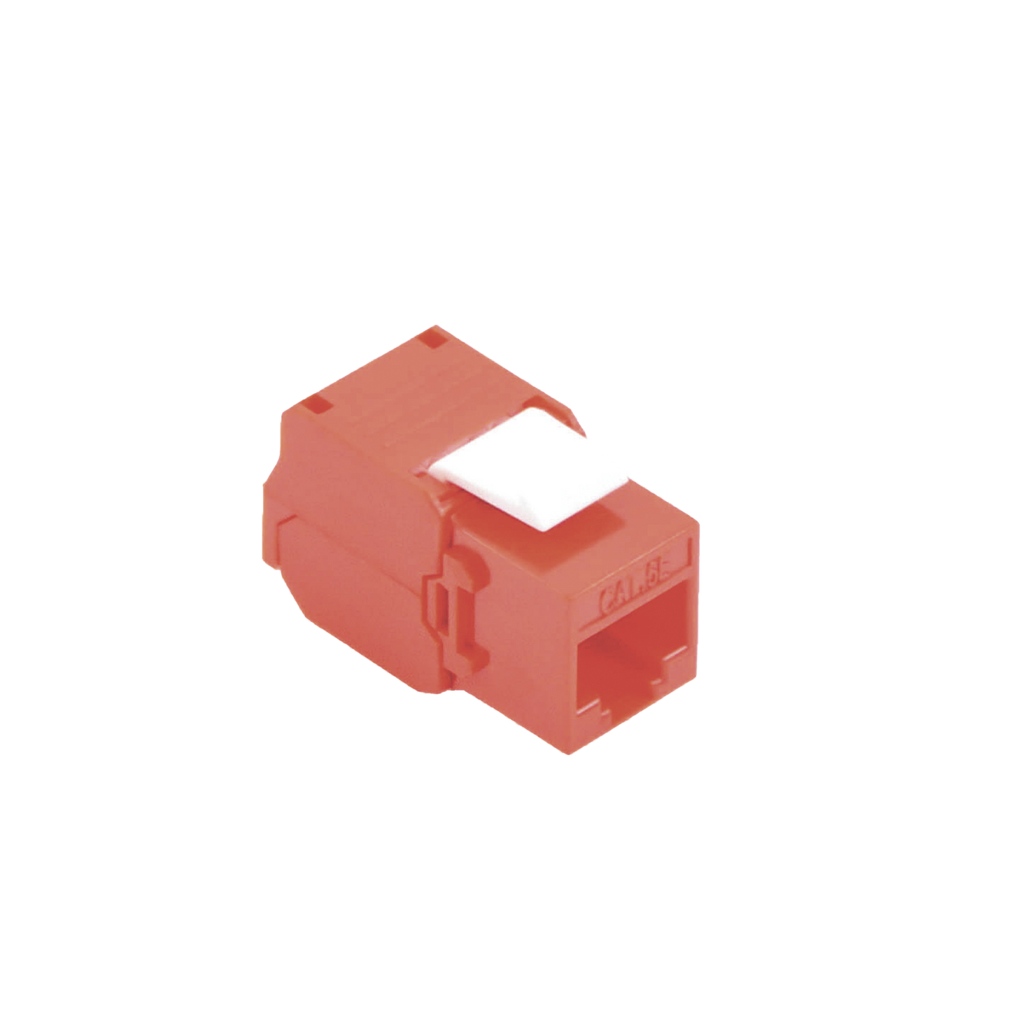 LP-KJ-610-TTRD - M�dulo Jack Keystone Cat6 (Toolless), con Terminaci�n en �ngulo 180 - Color Rojo, Compatible con Faceplate y Patchpanel Linkedpro