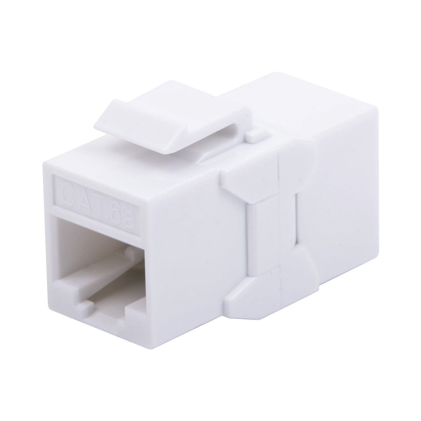 LPKJUC6A - Acoplador UTP Cat6A Hembra RJ45 a RJ45 Hembra Color Blanco
