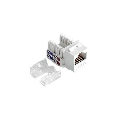 LP-KJ-601-WH - M�dulo Jack Keystone Cat6 con Terminaci�n 110 (Punchdown) para Faceplate - Color Blanco