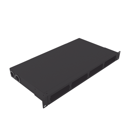 LP-ODF-8024 - Distribuidor de Fibra �ptica Vac�o 19 Pulgadas, Acepta 4 Placas Acopladoras de Linkedpro, Hasta 24 Fibras, 1UR, Incluye Charola de Empalme