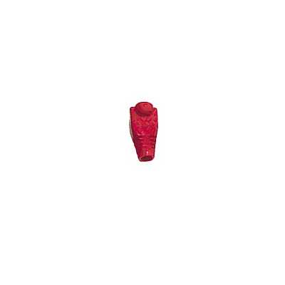 LP-PG8-025-RD - Bota Pl�stica para Protecci�n de Plug RJ45, Color Rojo
