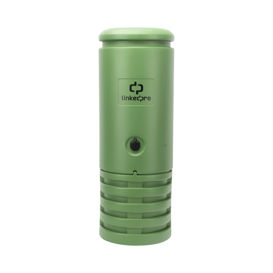 LP-PHPE-RT - Pedestal para Cajas de Empalme de Fibra �ptica Cil�ndrico Color Verde con Bracket Est�ndar (No Incluye Caja de Empalme)