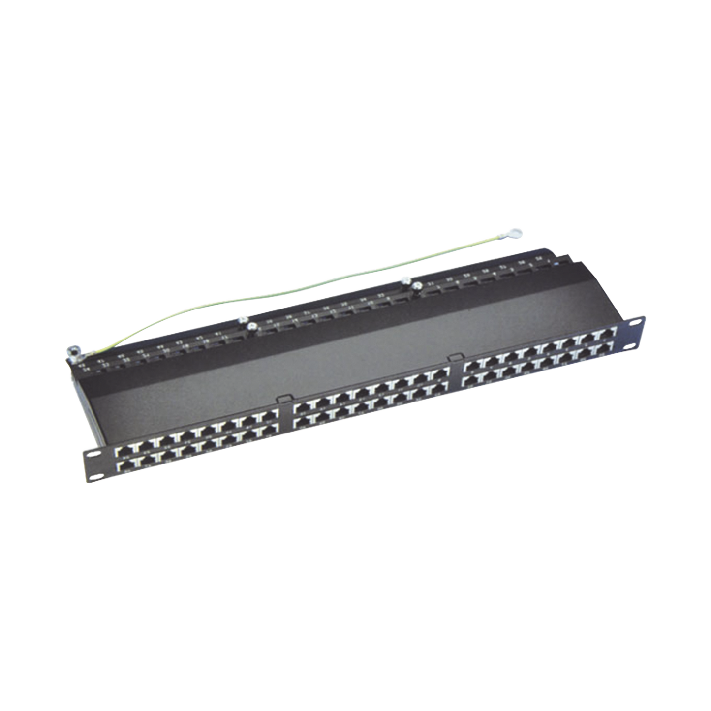 LPPPCS6A48P - Panel de Parcheo de Impacto (110) Blindado de 48 Puertos Cat6A