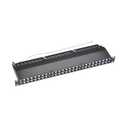 LPPPCS6A48P - Panel de Parcheo de Impacto (110) Blindado de 48 Puertos Cat6A