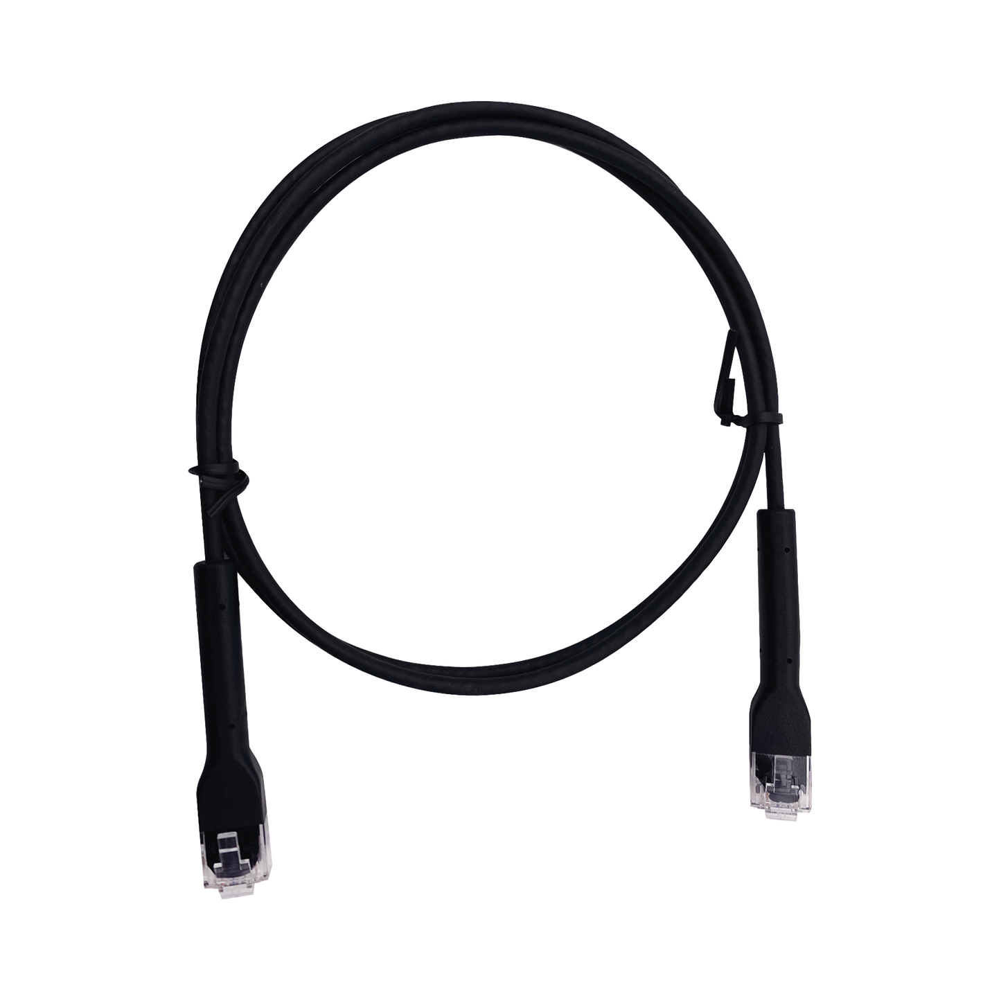 LP-PSLIM-10BK - Mini Patch Cord Cat6 Ultra Slim 10 Metros (32.81 Pies) Negro ? Ahorra Espacio sin Organizadores, con Bota Flexible