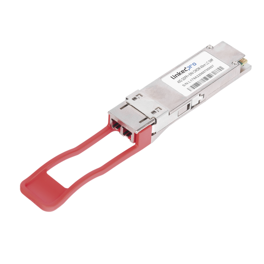 LP-QSFP-40G-SM-40 - Transceptor Óptico QSFP+ (Mini-Gbic) / Monomodo 1310 nm / 40 Gbps / 40GBASE-ER4 /Conectores LC/UPC Dúplex / DDM / Hasta 40 km