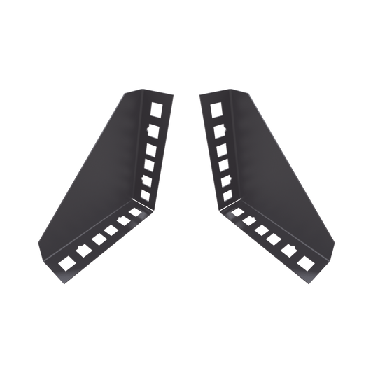 LP-RACK-ADAP Par de Sujetadores para Instalación de Equipo Rackeable en Placa o Pared (hasta 2U), Puede soportar 10 Kg