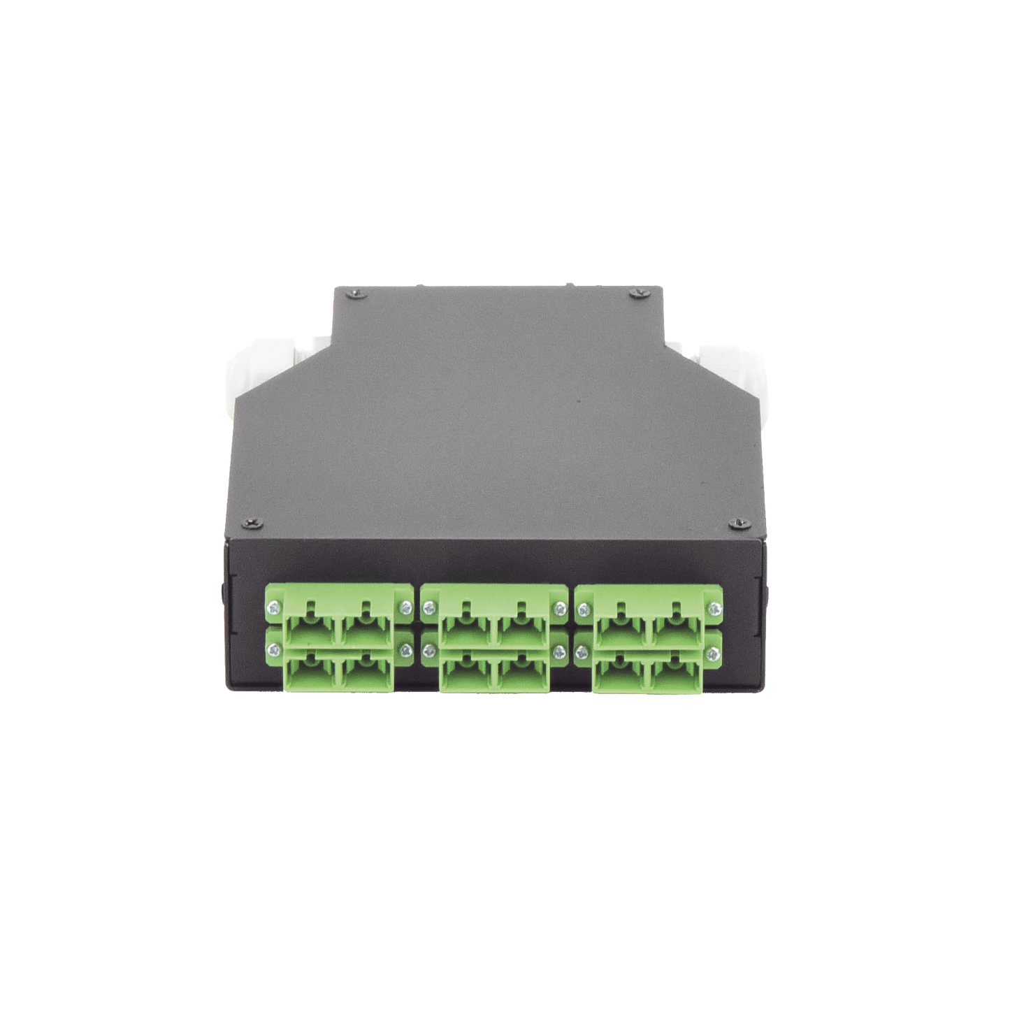 LP-RDSCASM - Distribuidor de Fibra �ptica para Riel Din, 6 Acopladores SC/APC Duplex Monomodo con Charola de Empalme