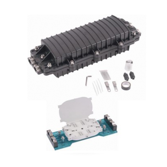 LP-SCH96-2 - Caja de Distribuci�n de Fibra �ptica Horizontal, Hasta 96 Empalmes, Exterior IP68, 2 Puertos de Entrada y Salida