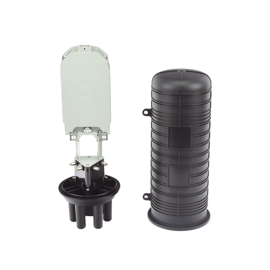 LP-SCV-48 - Caja de Distribuci�n de Fibra �ptica Vertical Tipo Domo, 48 Empalmes (Expandible Hasta 96 Empalmes con Charola LP-SCV-48-ST), Exterior, IP68