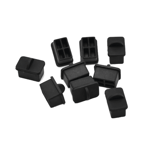 LP-SFP - Bolsa con 25 Piezas de Protectores Anti-Polvo para Puerto SFP, Color Negro