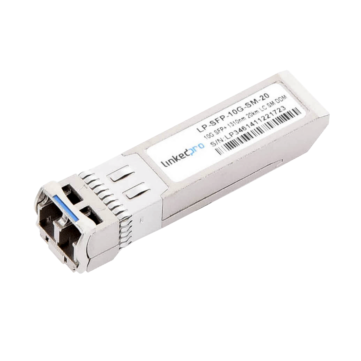 LP-SFP-10G-SM-20 - Transceptor Óptico SFP+ (Mini-Gbic) / Monomodo 1310 nm / 10 Gbps / 10GBASE-LR / Conectores LC/UPC Dúplex / DDM / Hasta 20 km