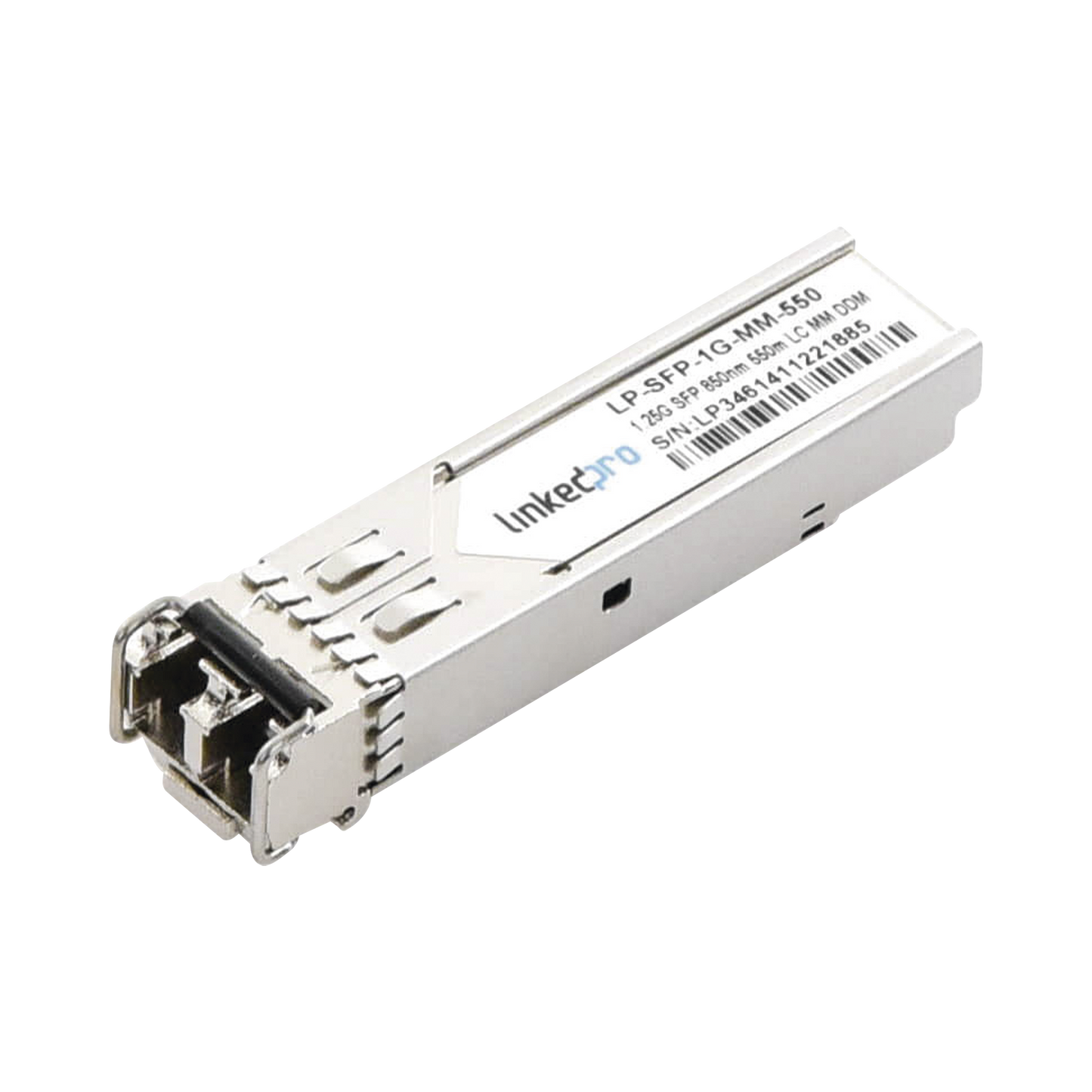 LP-SFP-1G-MM-550 - Transceptor Óptico SFP (Mini-Gbic) / Multimodo 850 nm / 1.25 Gbps / 1000BASE-SX / Conectores LC/UPC Dúplex / DDM / Hasta 550 m