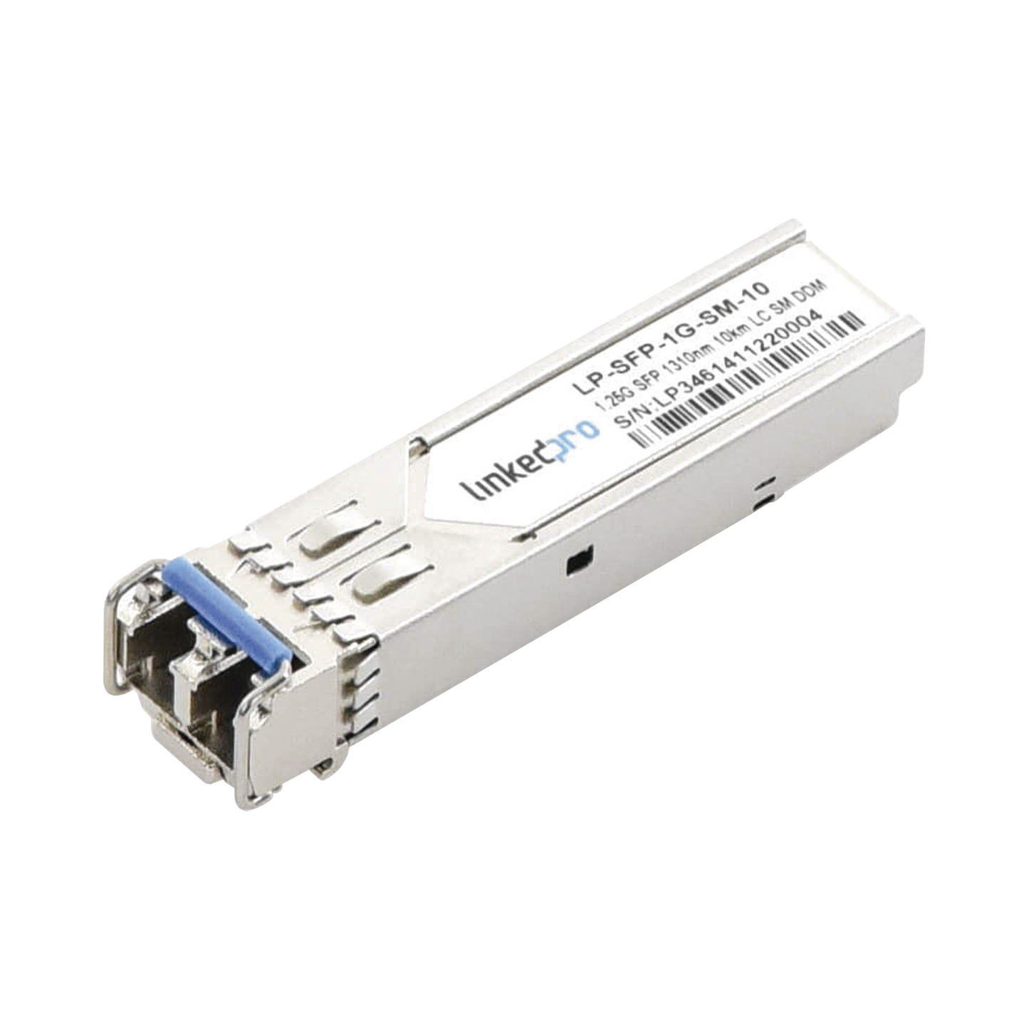 LP-SFP-1G-SM-10 - Transceptor Óptico SFP (Mini-Gbic) / Monomodo 1310 nm / 1.25 Gbps / 1000BASE-LX / Conectores LC/UPC Dúplex / DDM / Hasta 10 km