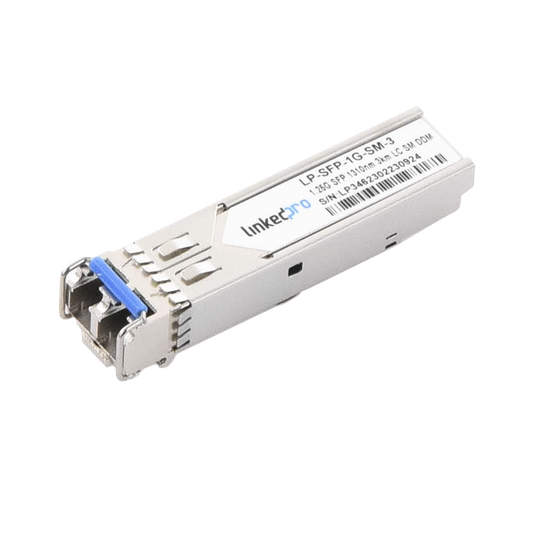 LP-SFP-1G-SM-3 - Transceptor Óptico SFP (Mini-Gbic) / Monomodo 1310 nm / 1.25 Gbps / 1000BASE / Conectores LC/UPC Dúplex / DDM / Hasta 3 km