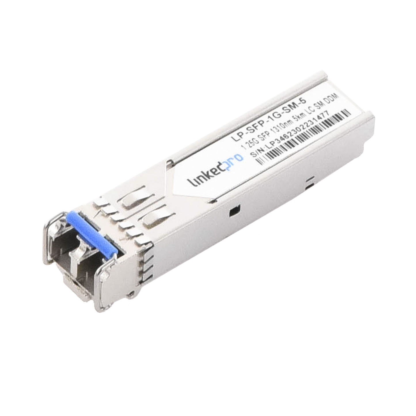 LP-SFP-1G-SM-5 - Transceptor Óptico SFP (Mini-Gbic) / Monomodo 1310 nm / 1.25 Gbps / 1000BASE / Conectores LC/UPC Dúplex / DDM / Hasta 5 km