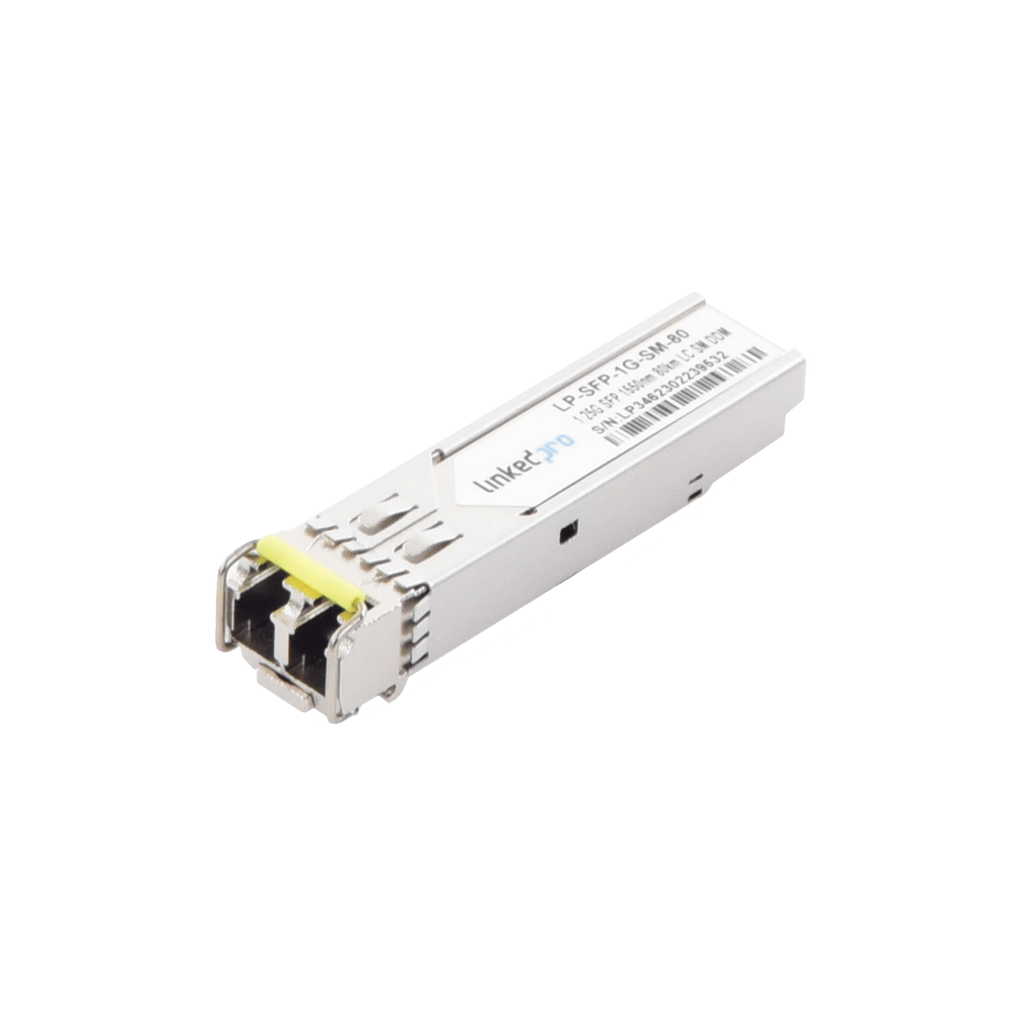LP-SFP-1G-SM-80 - Transceptor Óptico SFP (Mini-Gbic) / Monomodo 1550 nm / 1.25 Gbps / 1000BASE-ZX / Conectores LC/UPC Dúplex / DDM / Hasta 80 km