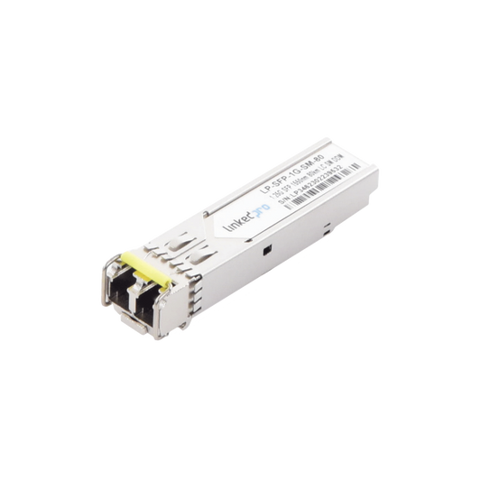 LP-SFP-1G-SM-80 - Transceptor Óptico SFP (Mini-Gbic) / Monomodo 1550 nm / 1.25 Gbps / 1000BASE-ZX / Conectores LC/UPC Dúplex / DDM / Hasta 80 km