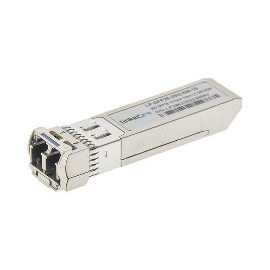 LP-SFP28-25G-SM-10 - Transceptor Óptico SFP28 (Mini-Gbic) / Monomodo 1310 nm / 25 Gbps / 25GBASE-LR / Conectores LC/UPC Dúplex / DDM / Hasta 10 km