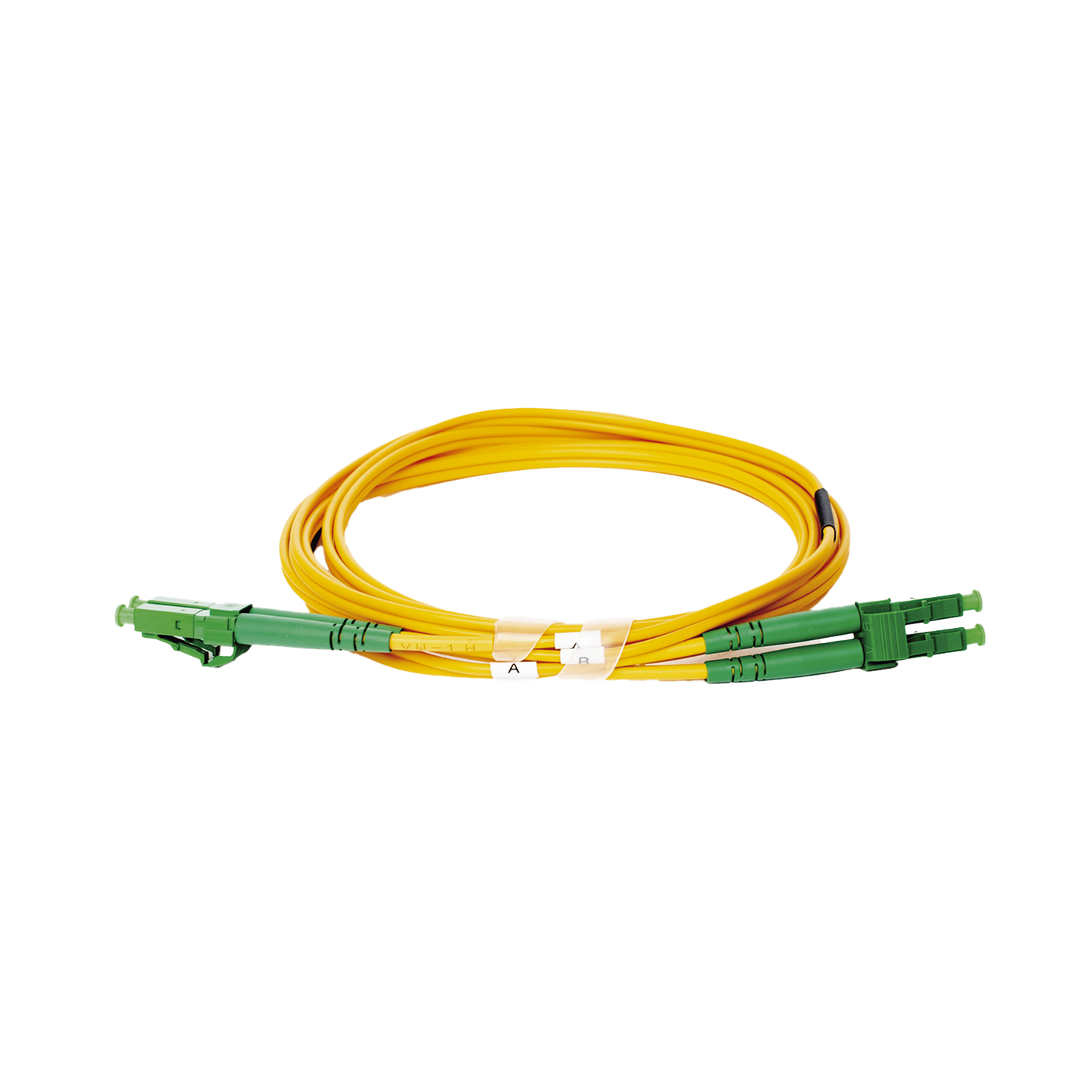 LP-SM2-LCA-LCA-S2 - Jumper de Fibra �ptica Monomodo 9/125 LC/APC-LC/APC Duplex PVC, 2.0 mm, Amarillo, 2 Metros (6.56 Pies)