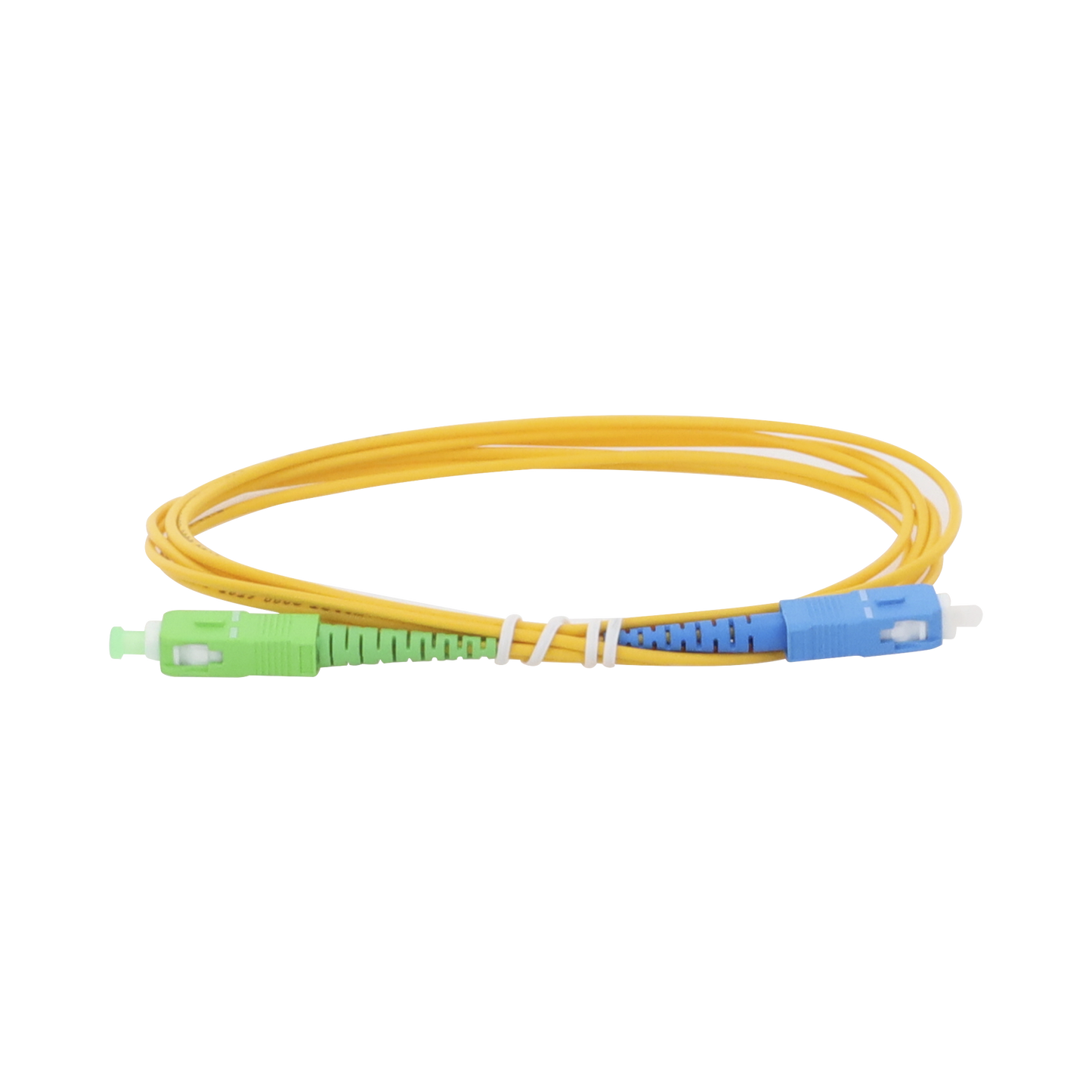 LPSM2SCASCUS2 - Jumper de Fibra �ptica Monomodo SC/APC-SC/UPC Simplex de 2 Metros (6.56 Pies), 2mm