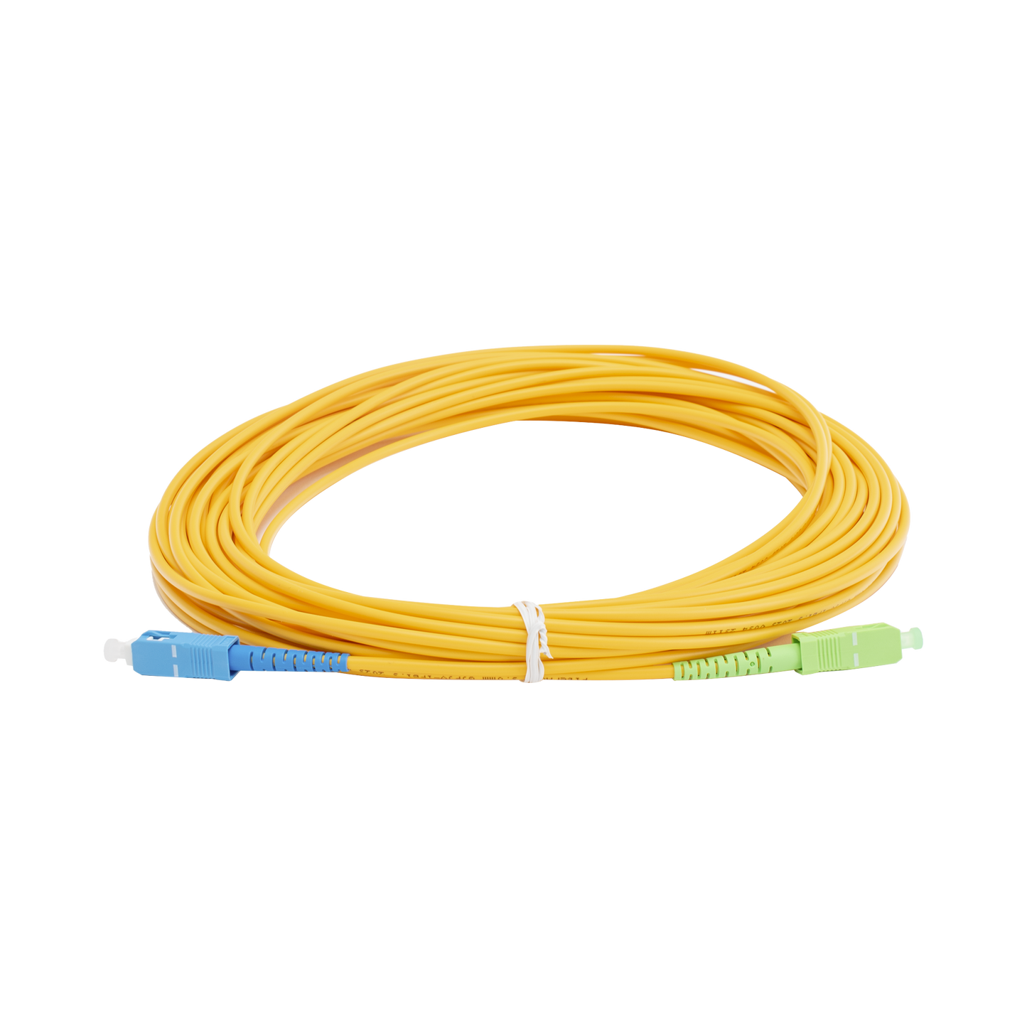 LPSM3SCUSCAS15 - Jumper de Fibra �ptica Monomodo SC/UPC - SC/APC Simplex, Color Amarillo, 15 Metros (49.21 Pies)