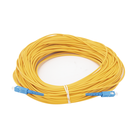 LPSM3SCUSCUS50 - Jumper de Fibra �ptica Monomodo SC/UPC-SC/UPC Simplex de 50 Metros (164.04 Pies), 3mm