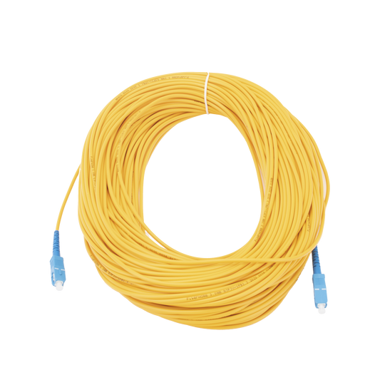 LPSM3SCUSCUS60 - Jumper de Fibra �ptica Monomodo SC/UPC-SC/UPC Simplex de 60 Metros (196.85 Pies), 3mm
