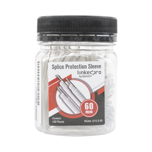 LP-S-S-60 - Bote con 100 Mangas para Fusi�n de Fibra �ptica de 60 mm (2.36 Pulgadas)