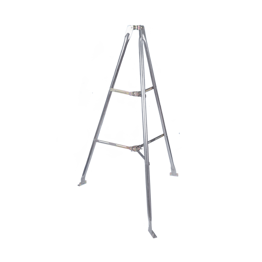 LP-TP-2 Montaje de tripie para exterior, altura total del tripie 1.52 m. Compatible con mástiles de hasta 3 m de largo 1  1/4 a 2 de diámetro