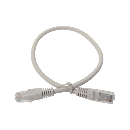 LPUT6040CS - Cable de Parcheo UTP Cruzado Cat6 0.4 Metros (1.31 Pies) - Gris