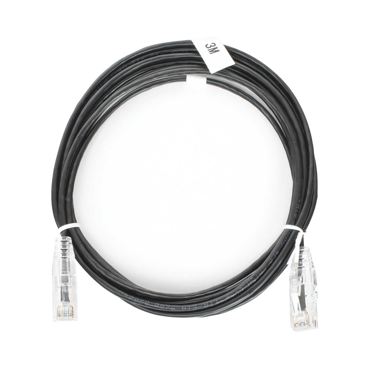 LP-UT6-300-BK-28 - Cable de Parcheo Slim UTP Cat6 - 3 Metros (9.84 Pies) Negro Di�metro Reducido (28 AWG)