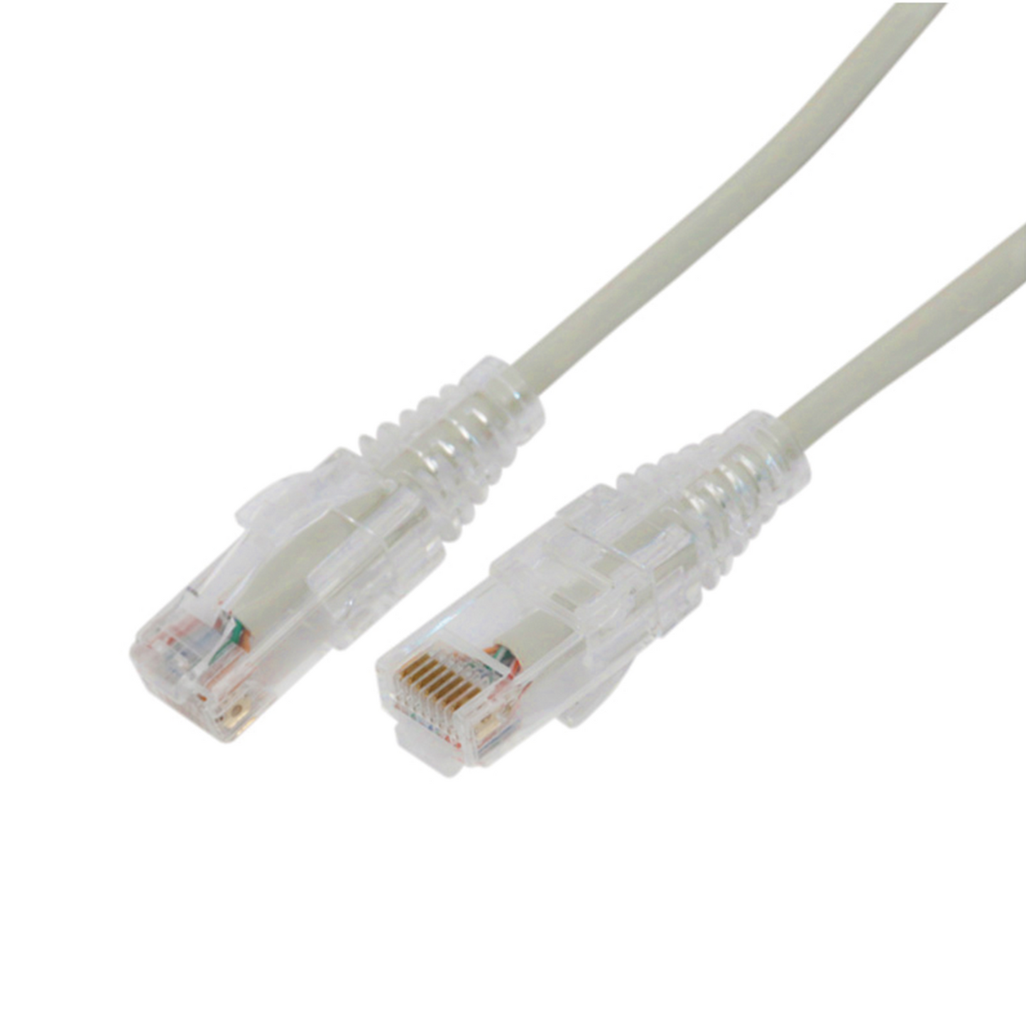 LP-UT6A-1000-GY28 - Cable de Parcheo Slim UTP Cat6A - 10 Metros (32.81 Pies) Gris, Di�metro Reducido (28 AWG)