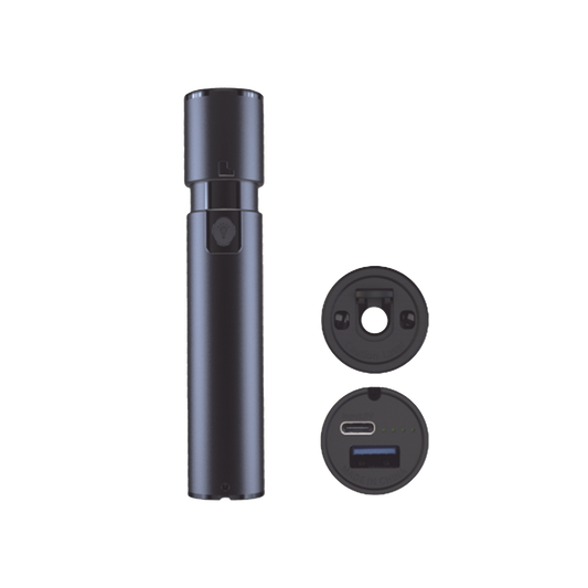 LP-VFL-15W - Localizador Visual de Fallos (VFL) / Para Conectores SC, FC, ST / Hasta 8-10 km de Distancia / Recargable por Puerto USB