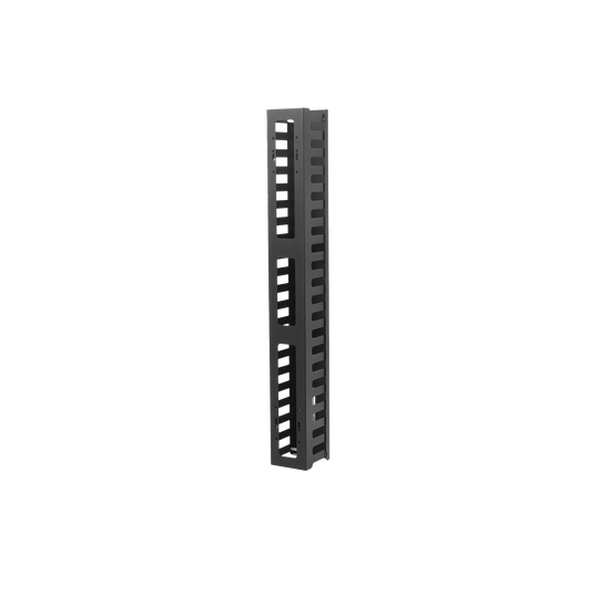 LPVM21U - Organizador de Cable Vertical de 21 Unidades Rack Sencillo, Compatible con Racks Serie EIRL y EIQR