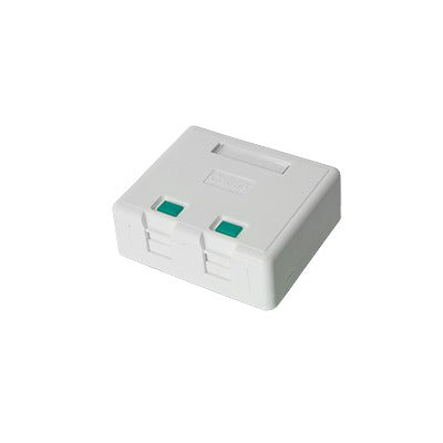 LP-WP-06 - Caja de Pared con 2 Puertos Keystone, No Incluye Jacks