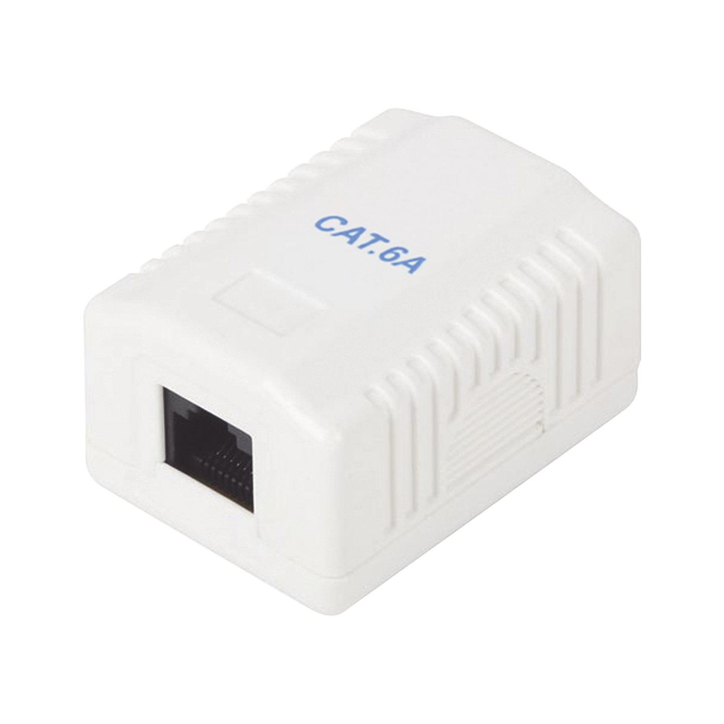 LP-WP-38-C6A - Caja de Pared con 1 Puerto, Incluye 1 Jack UTP Cat6A