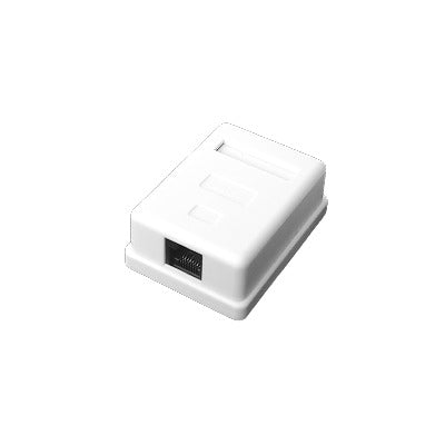LP-WP-6034 - Caja de Pared con 1 Puerto Keystone, Incluye Jack Cat5e
