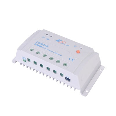 LS-3024-B - Controlador Solar de Carga y Descarga PWM 12/24V 30A, Parámetros Configurables