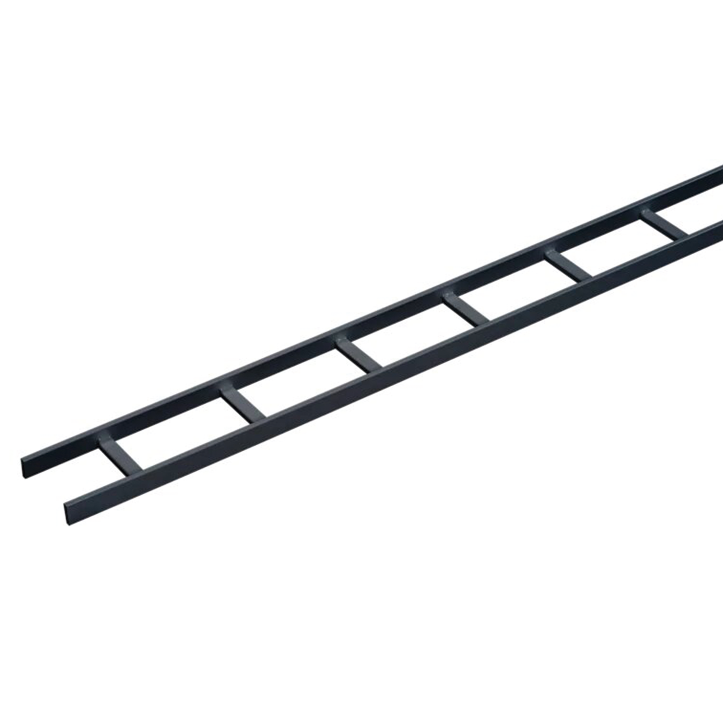 LSS12BLK - Charola Tipo Escalerilla de Secciones Rectas, 12 in (305 mm) de Ancho, Travesaños a Intervalos de 9 in (229 mm), Tramo de 10 ft (3.05 m), de Acero, Color Negro
