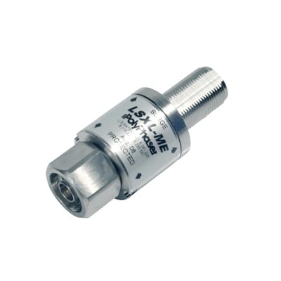 LSXL-ME Protector Coaxial RF Con Filtro Para 1.8 GHz a 3.8 GHz y 4.2 GHz a 6.0 GHz con Conector  N Macho al Equipo