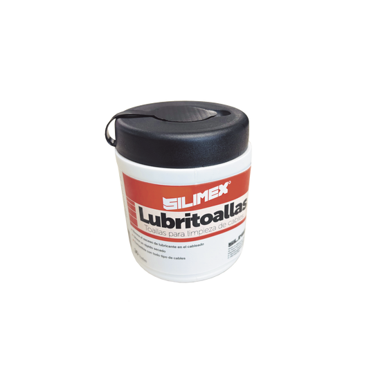 LUBRITOALLAS30 - Lubritoallas para Cables / Elimina el Exceso de Lubricante en Jalado por Tuber�as / Toallitas H�medas con Doble Textura / Limpieza R�pida y Segura / Compatibles con Todo Tipo de Cableado / Presentaci�n de 30 Piezas
