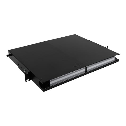 LVE-1U-MD-T01A - Distribuidor de Fibra �ptica de Alta Densidad LigthVerse *Plus* Para Rack de 19 Pulgadas, Acepta 4 Placas Plug and Play, Hasta 96 Fibras, 1 UR